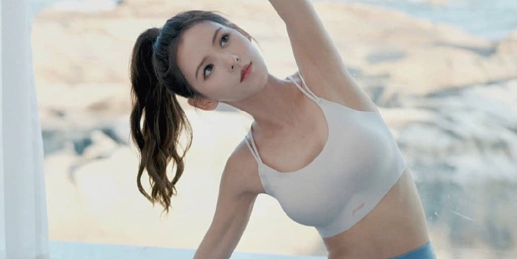 张予曦健身美照好身材