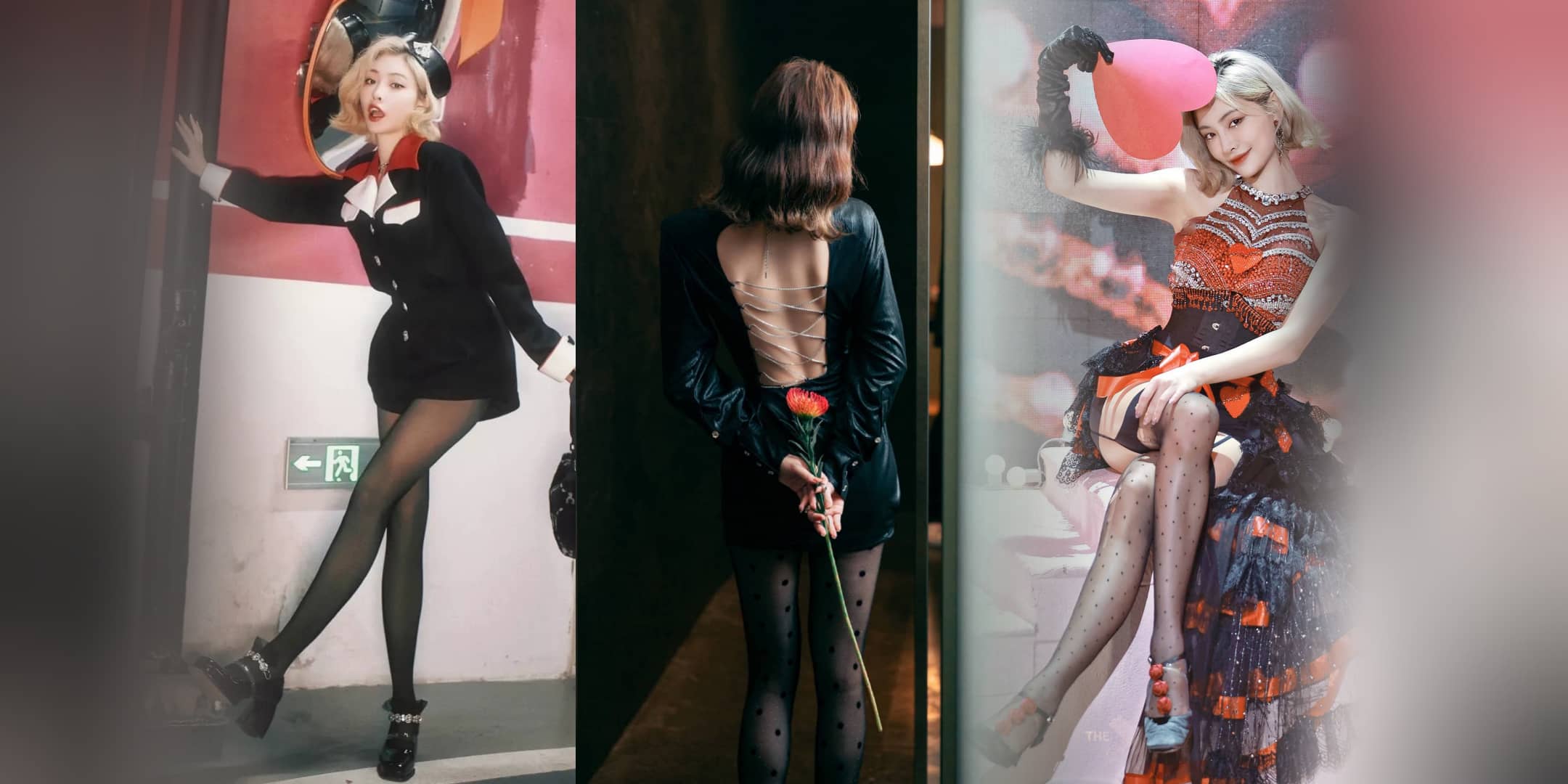 许佳琪丝袜妆造美图集