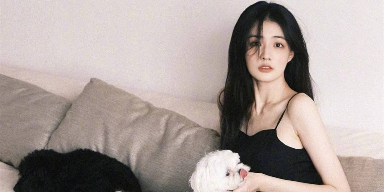 徐璐吊带裙私服甜美写真