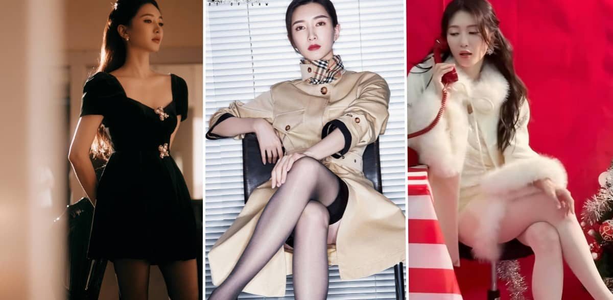 江疏影丝袜妆造精选