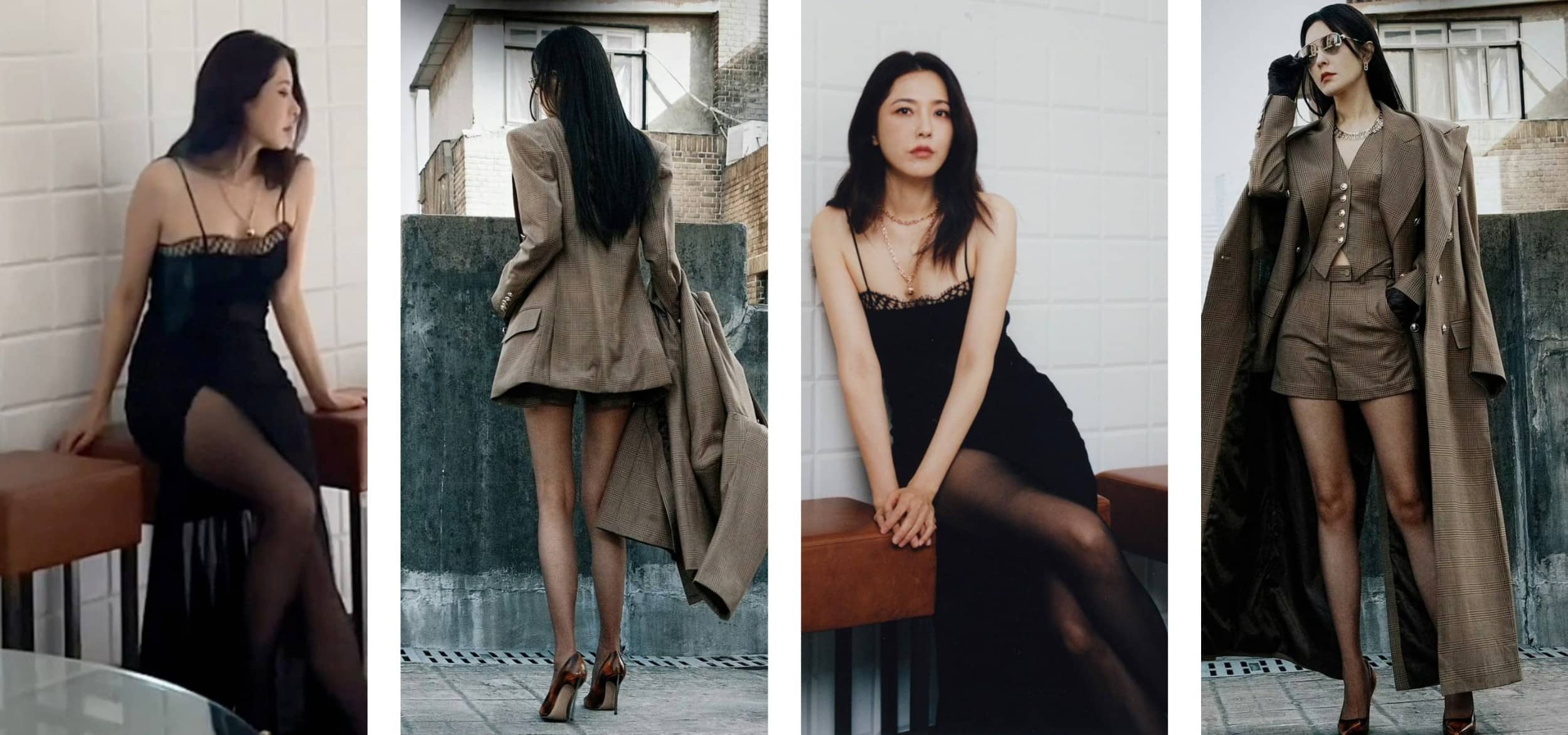 曾黎壁纸：丝袜妆造美图集