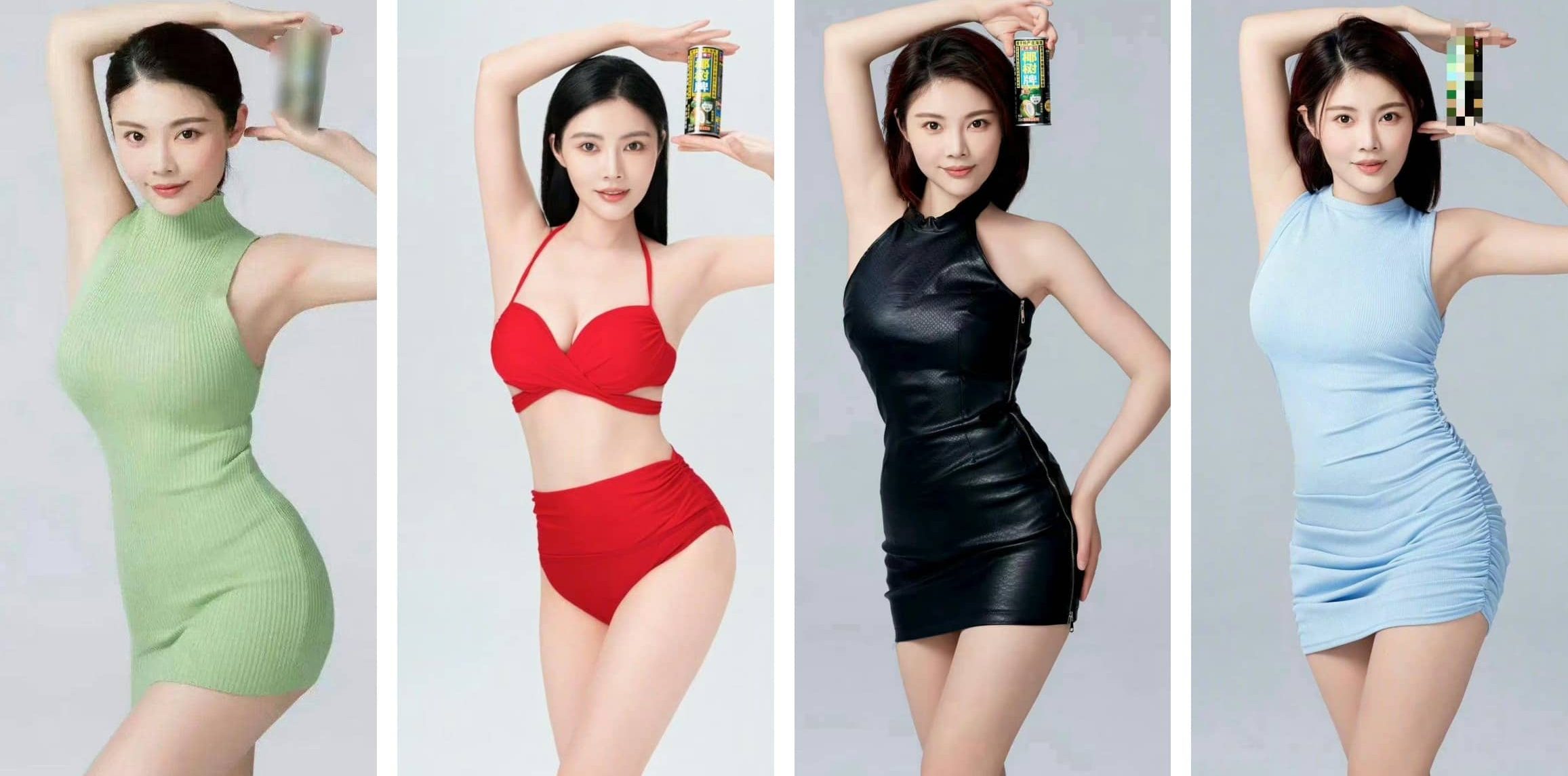徐冬冬椰汁代言经典pose