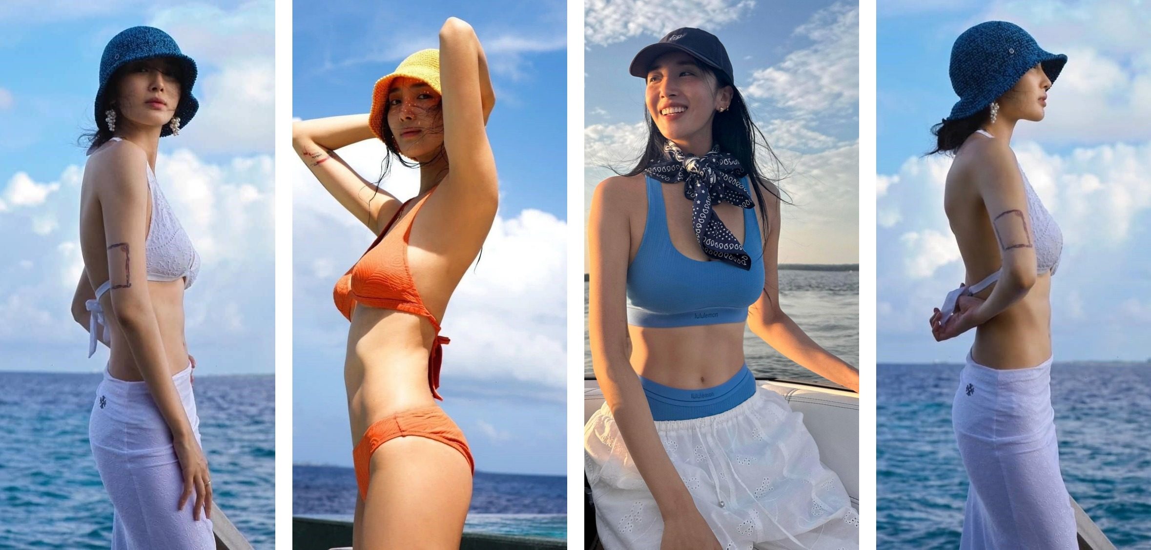 王紫璇，夏日泳装穿搭美图集