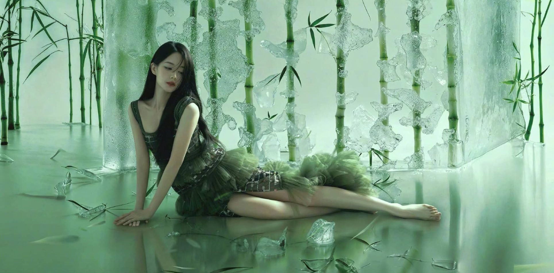 李一桐高跟美腿妆造合集