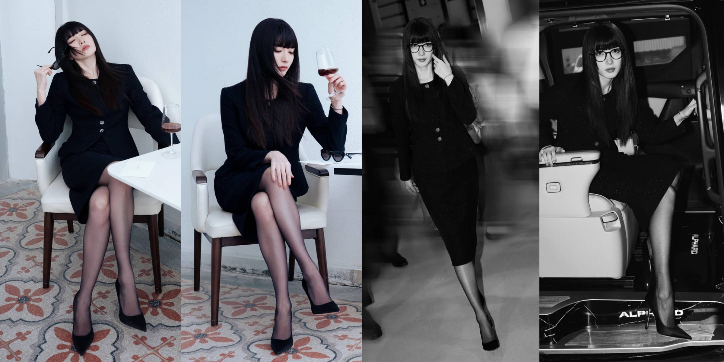 江疏影好看的丝袜穿搭美图集