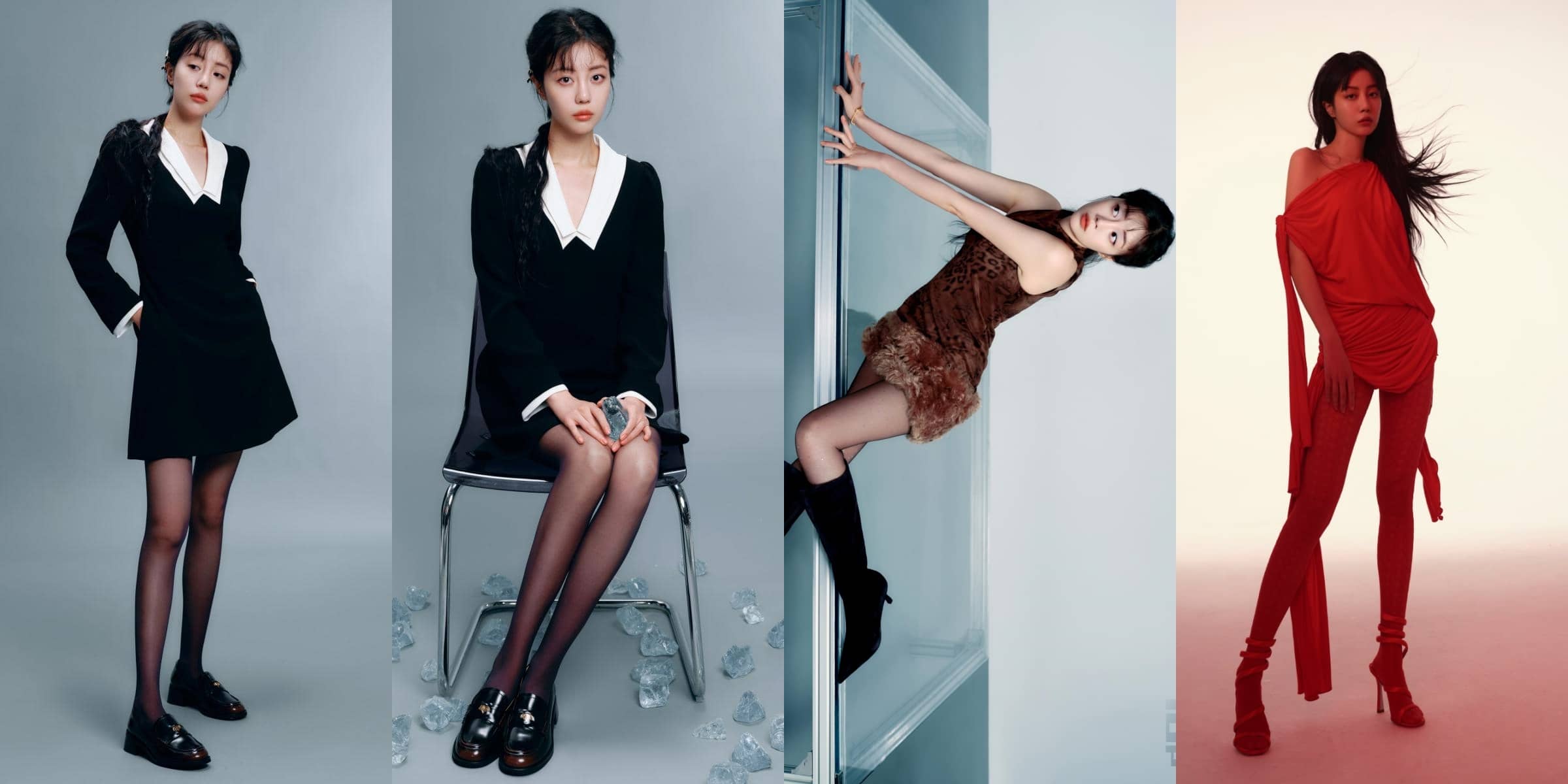 李溪芮丝袜大长腿妆造精选