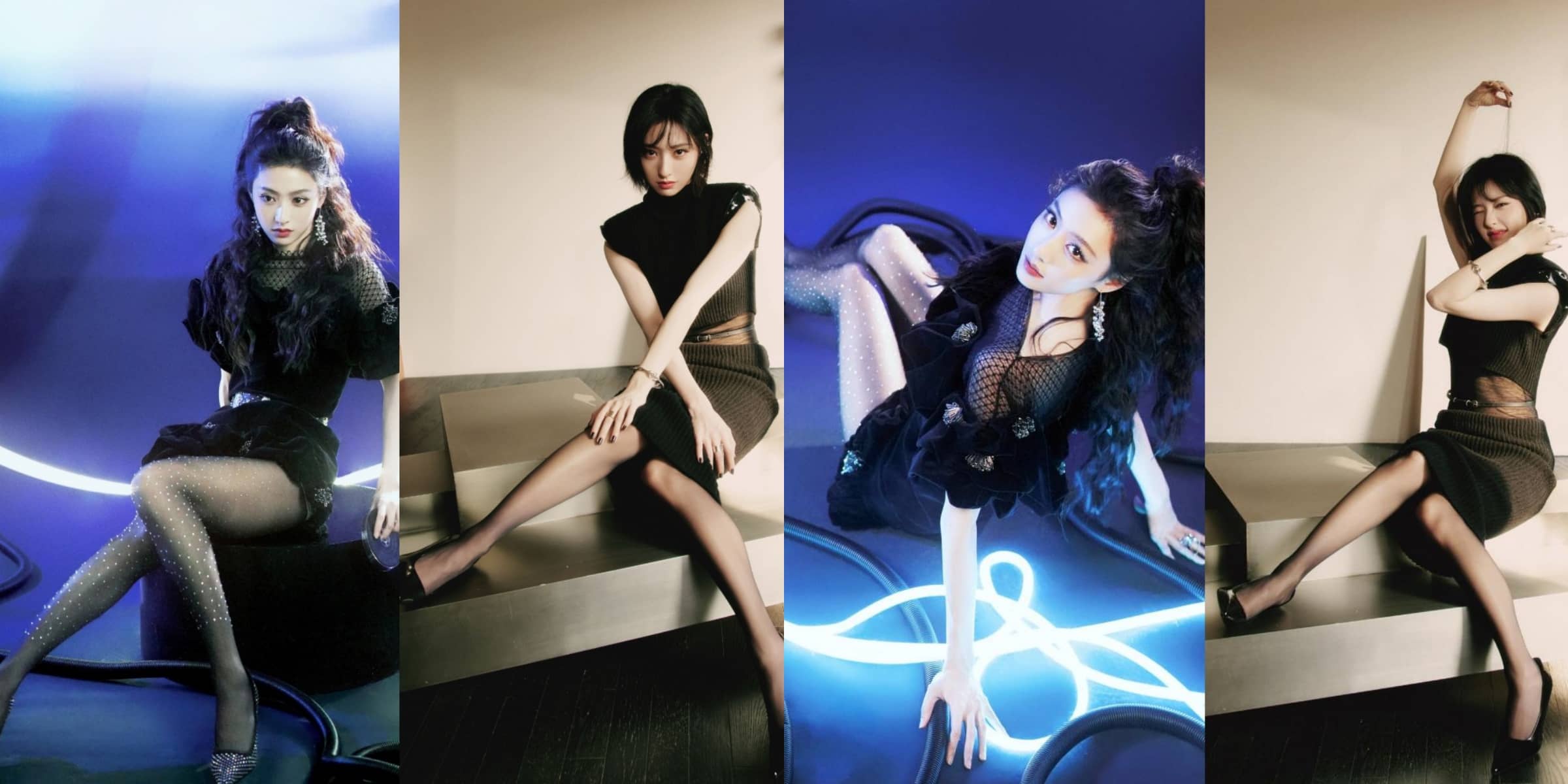 胡连馨丝袜美腿妆造精选