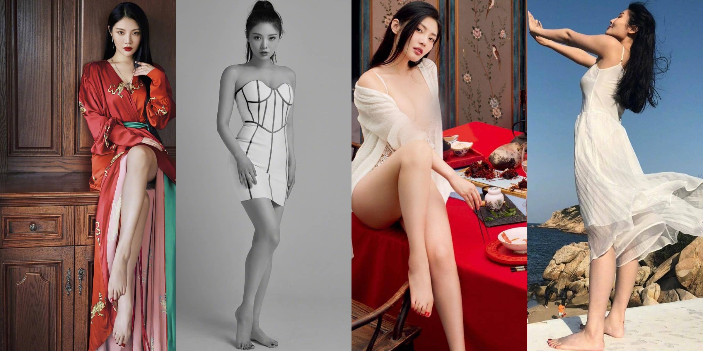 徐冬冬光脚丫妆造精选