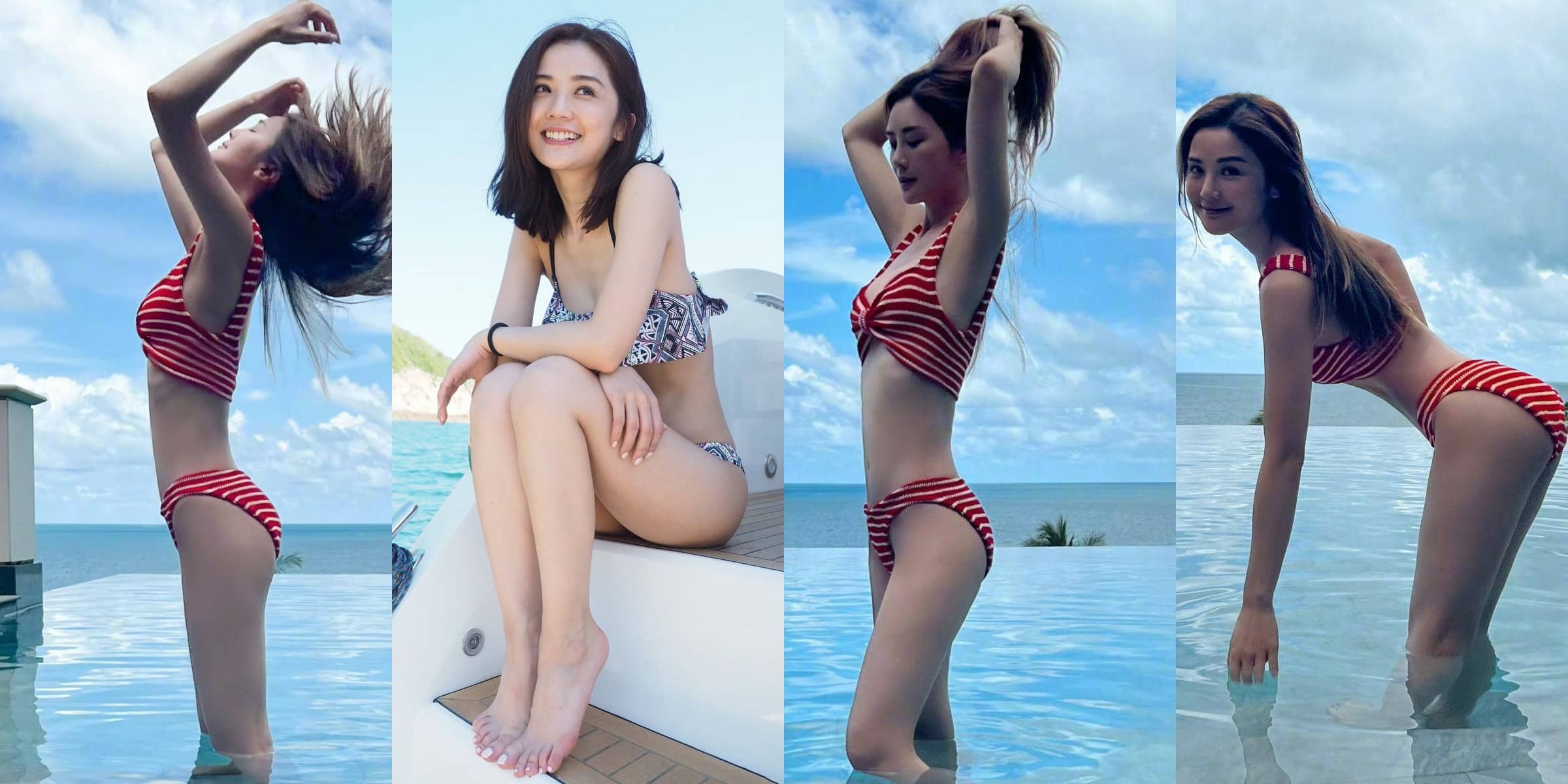 蔡卓妍，泳装穿搭精选