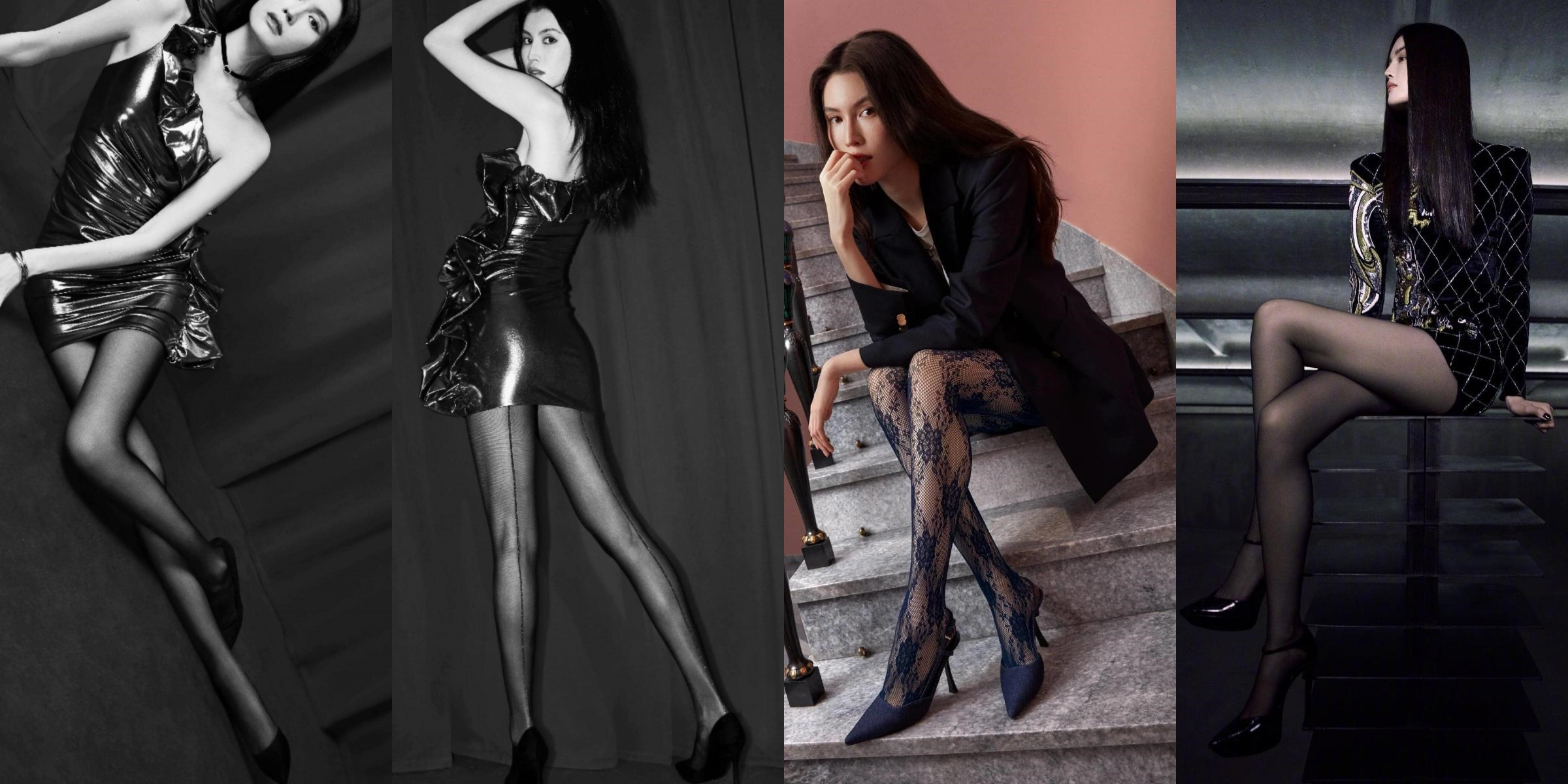 何穗，一组好看的丝袜妆造精选