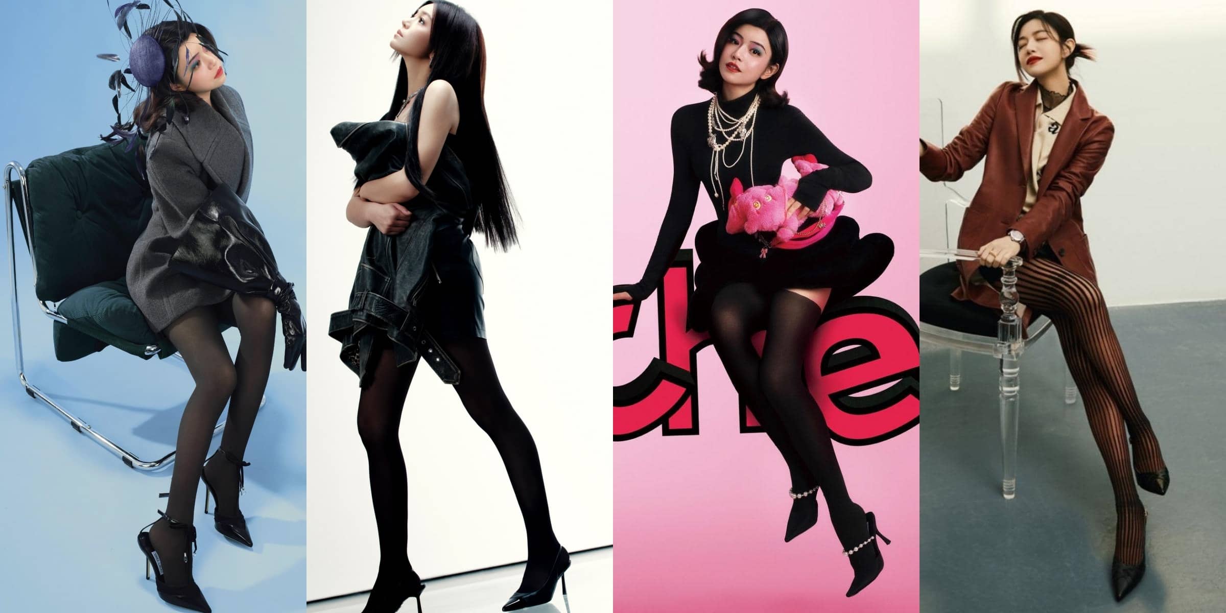 陈妍希百变丝袜穿搭壁纸精选