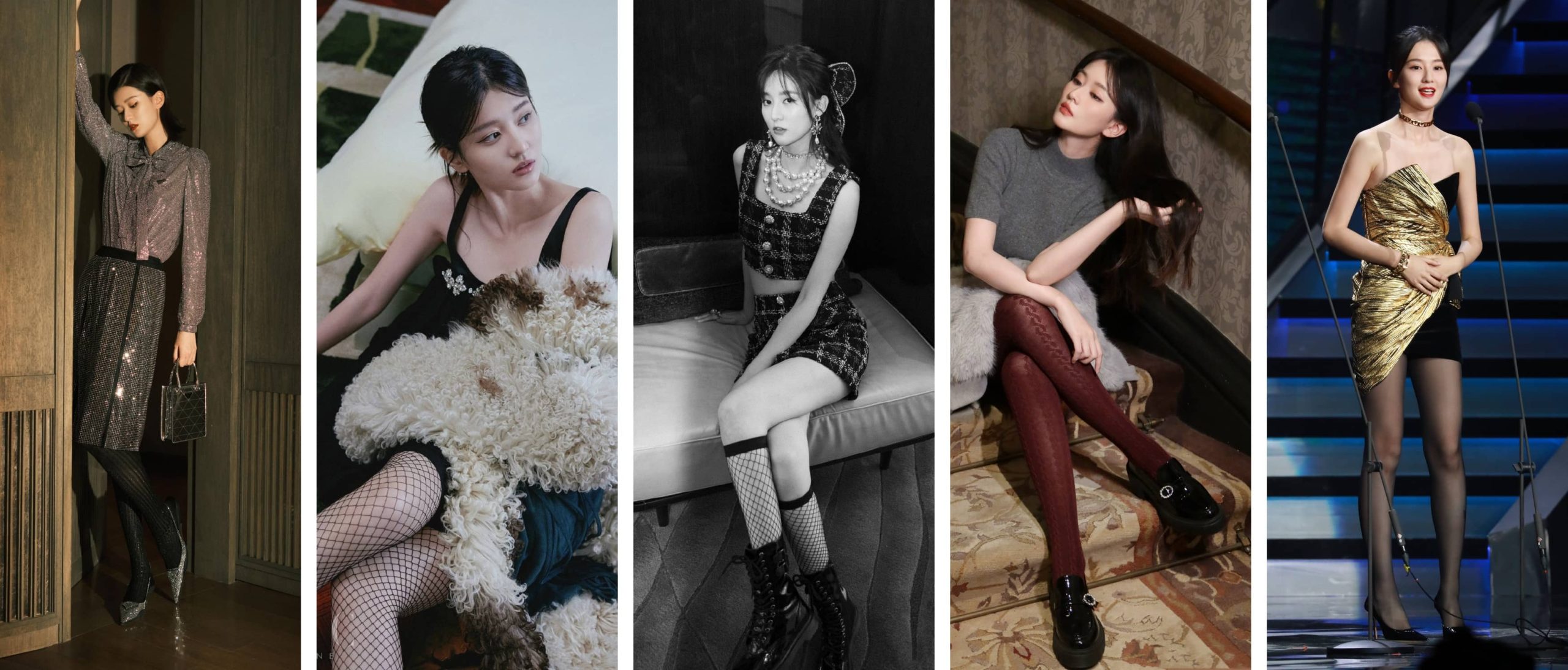 乔欣穿搭精选：一组好看的丝袜美腿妆造美图集