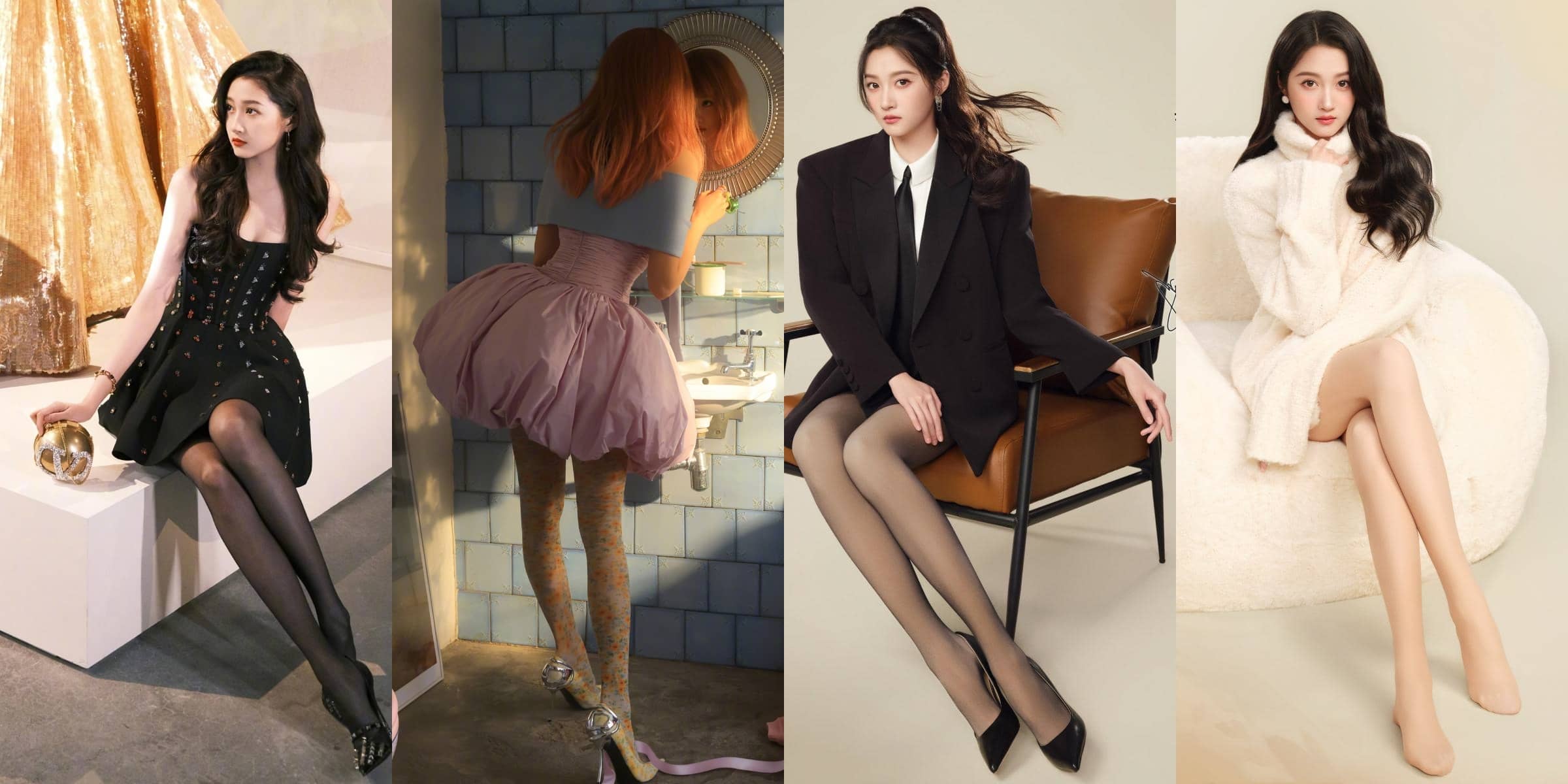 关晓彤丝袜妆造大长腿精选