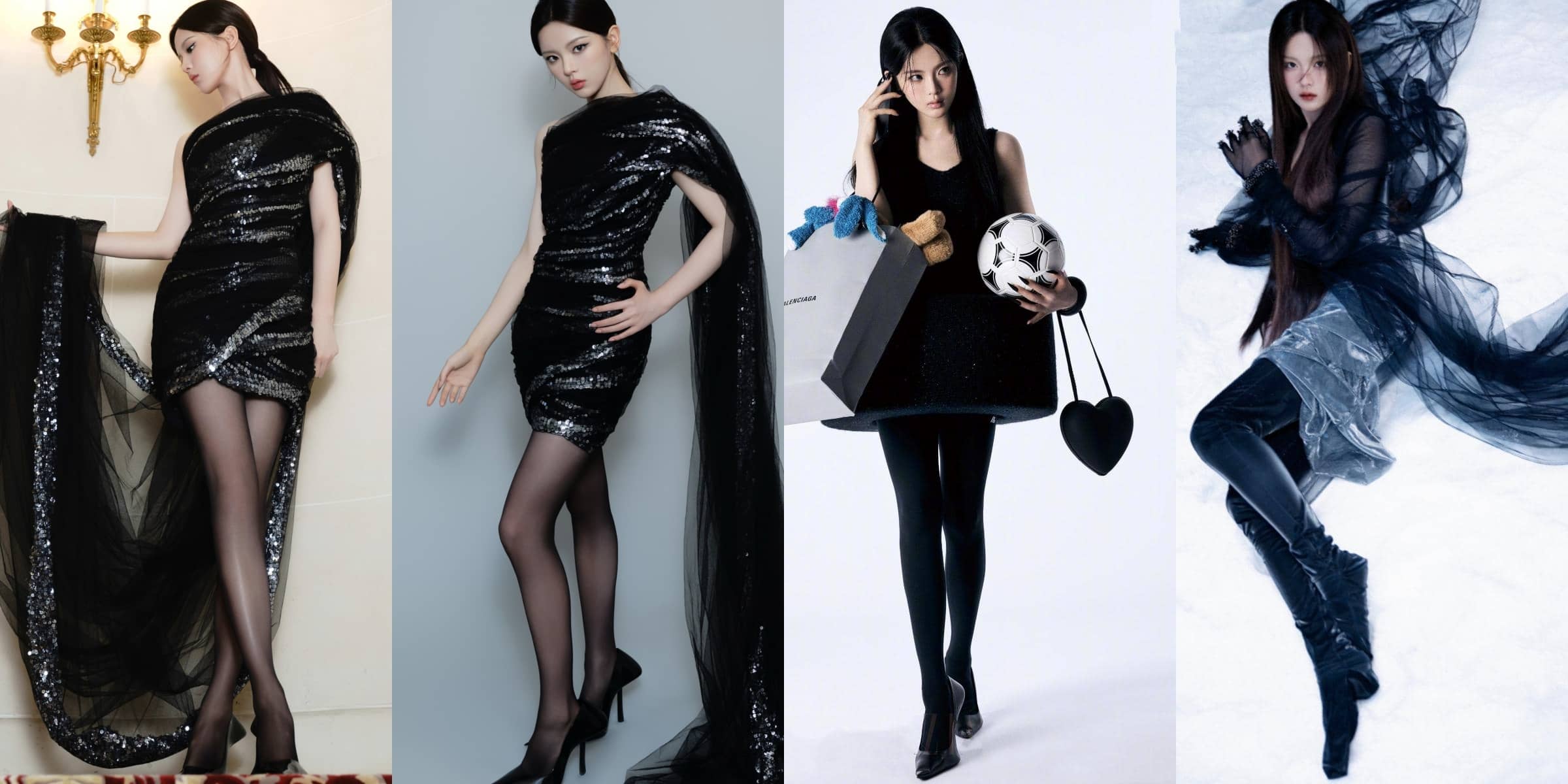 杨超越丝袜妆造大长腿精选