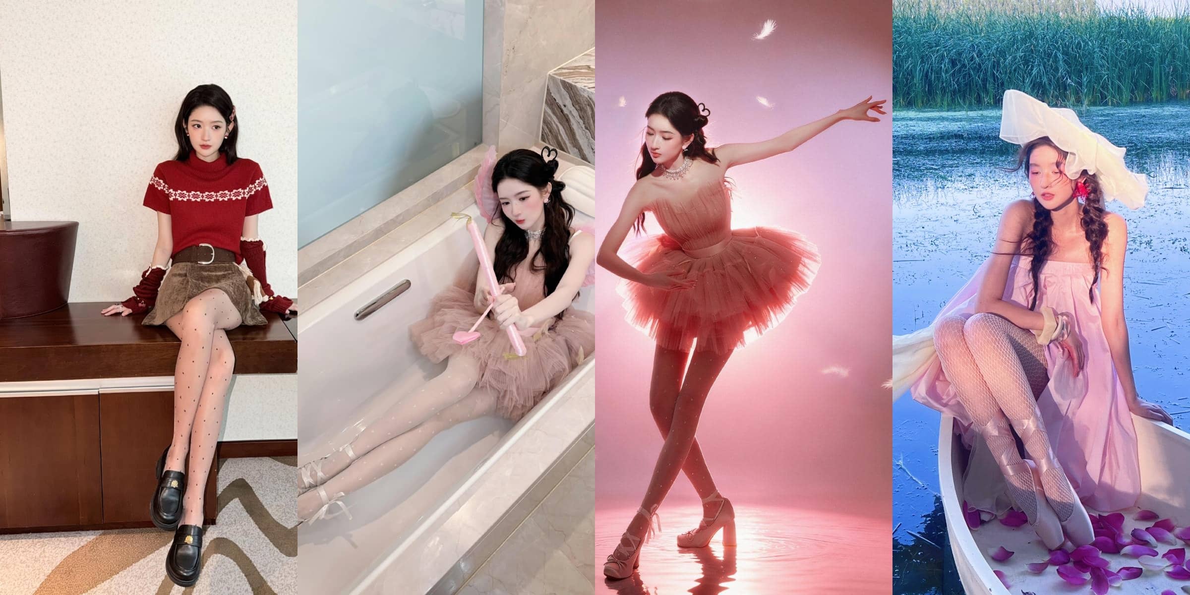 王玉雯最新，好看的丝袜穿搭