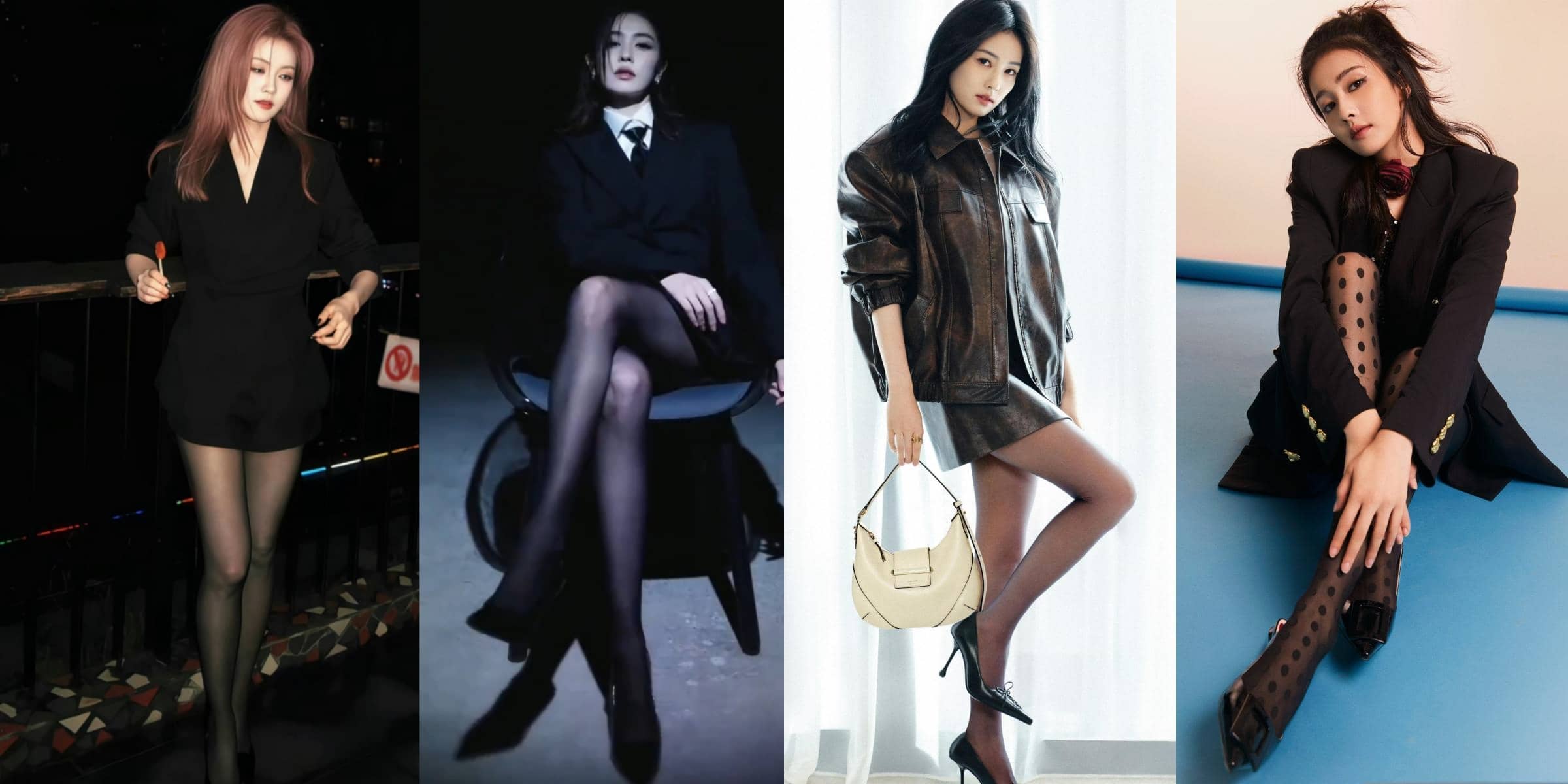 白鹿好看的丝袜穿搭精选