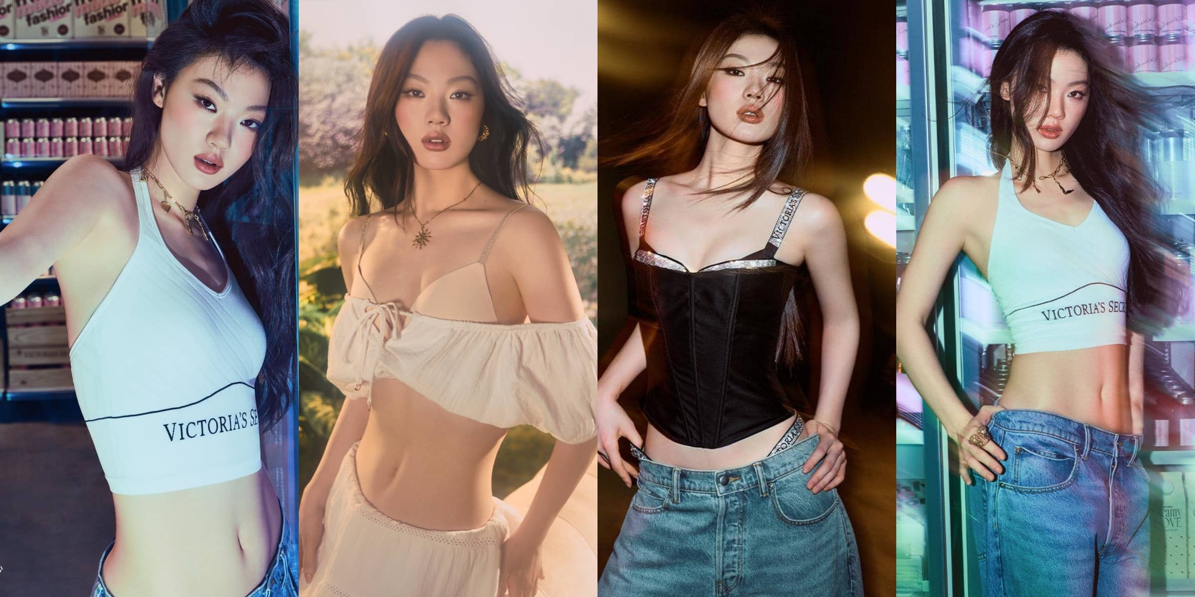 单依纯，最新维密穿搭写真