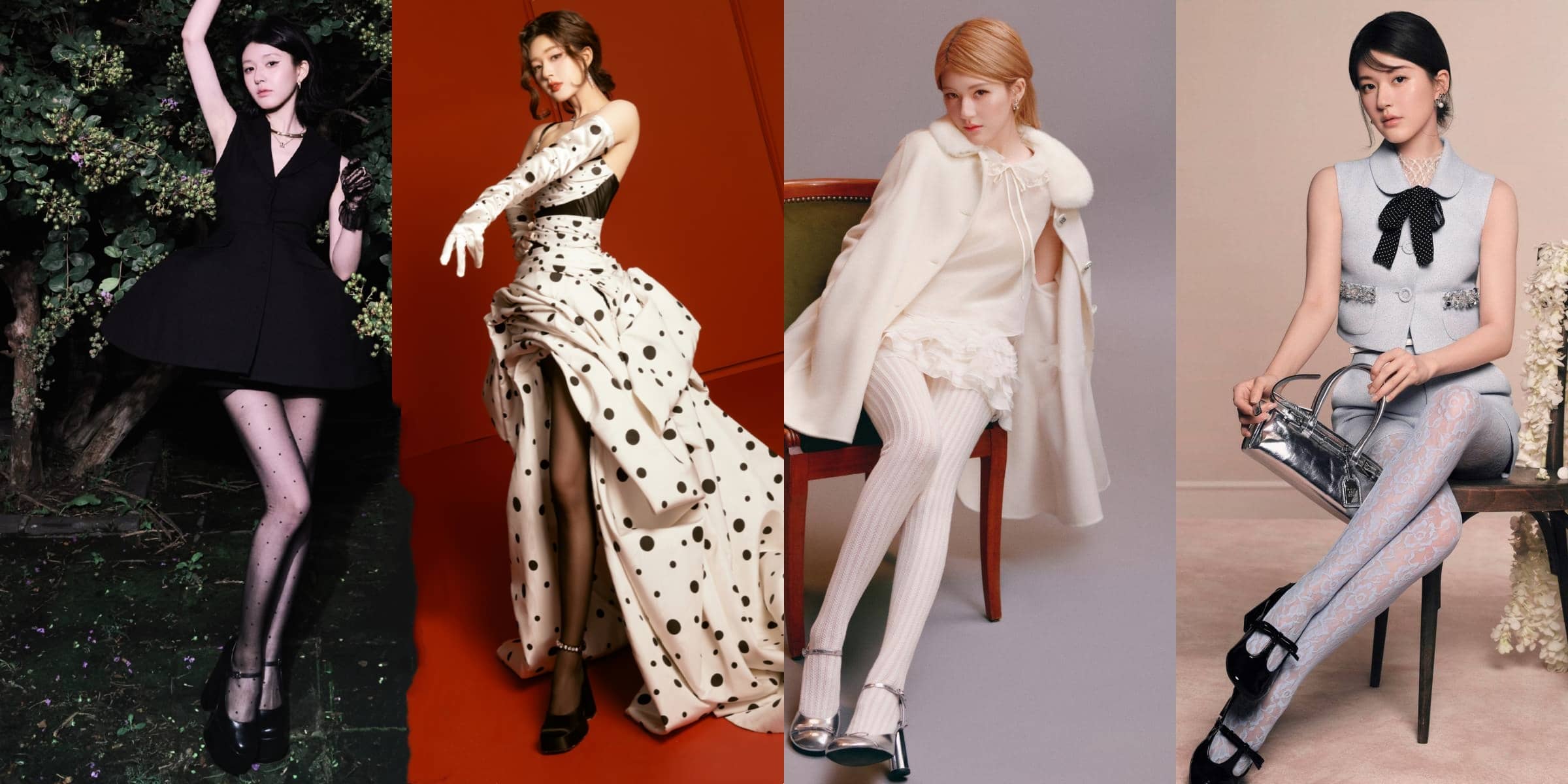 赵露思百变丝袜妆造大赏（51图）