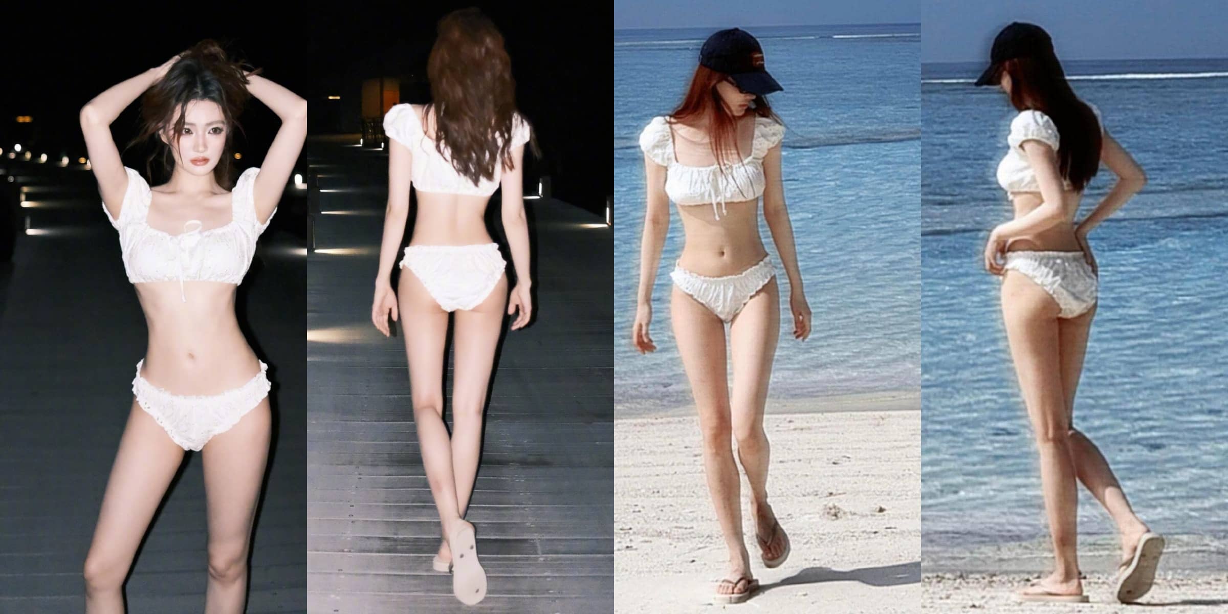 徐璐最新马尔代夫度假泳装照