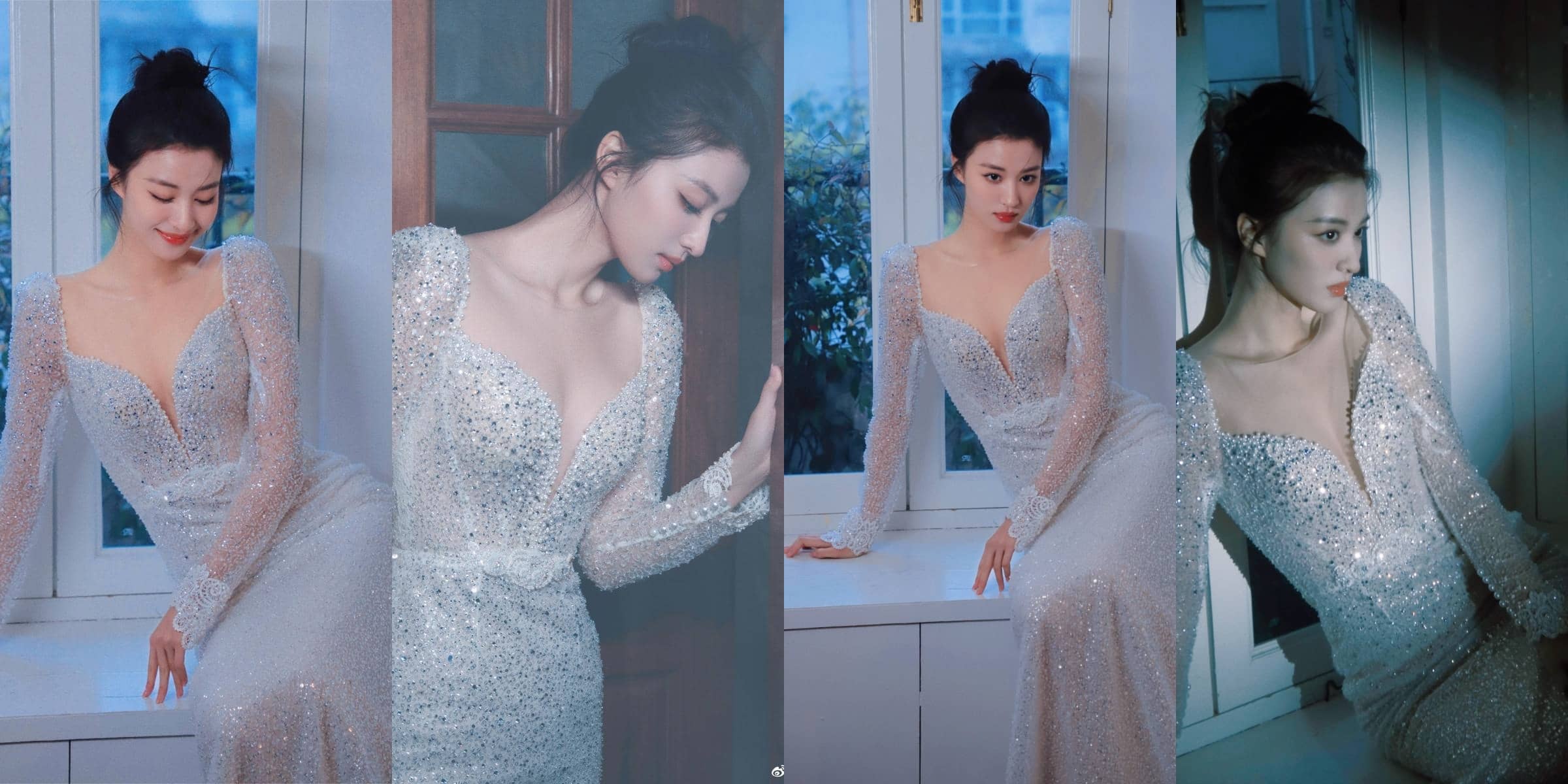 王楚然壁纸：好身材轻纱裙，白嫩甜美