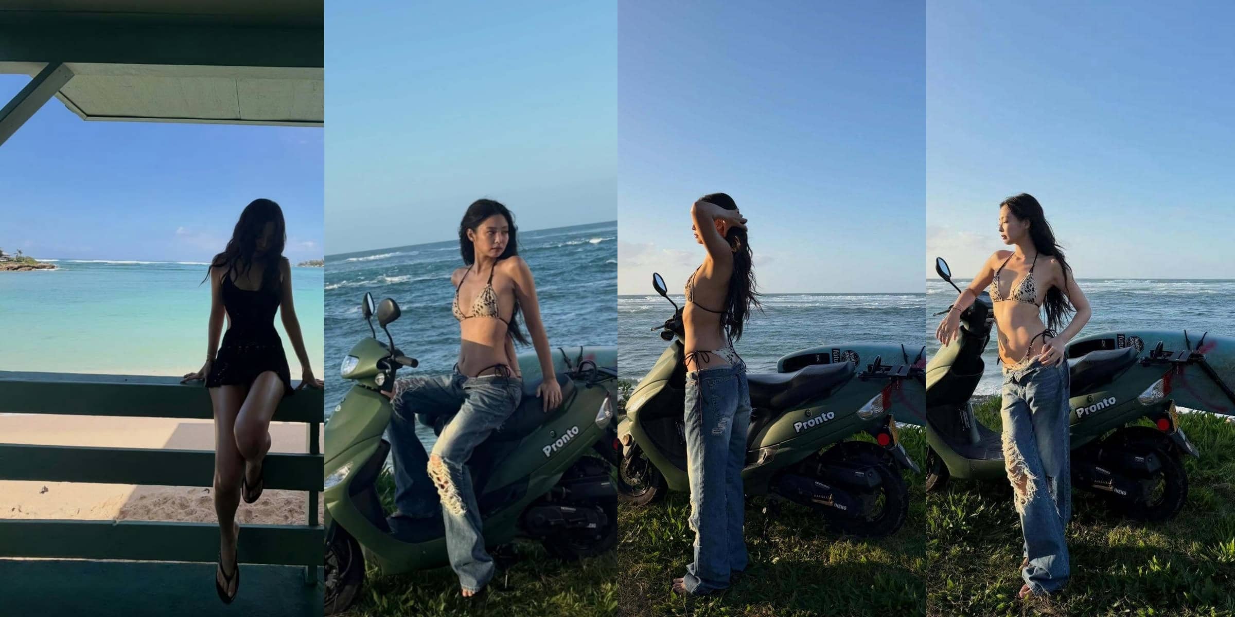 jennie金珍妮比基尼大片，好身材欧尼