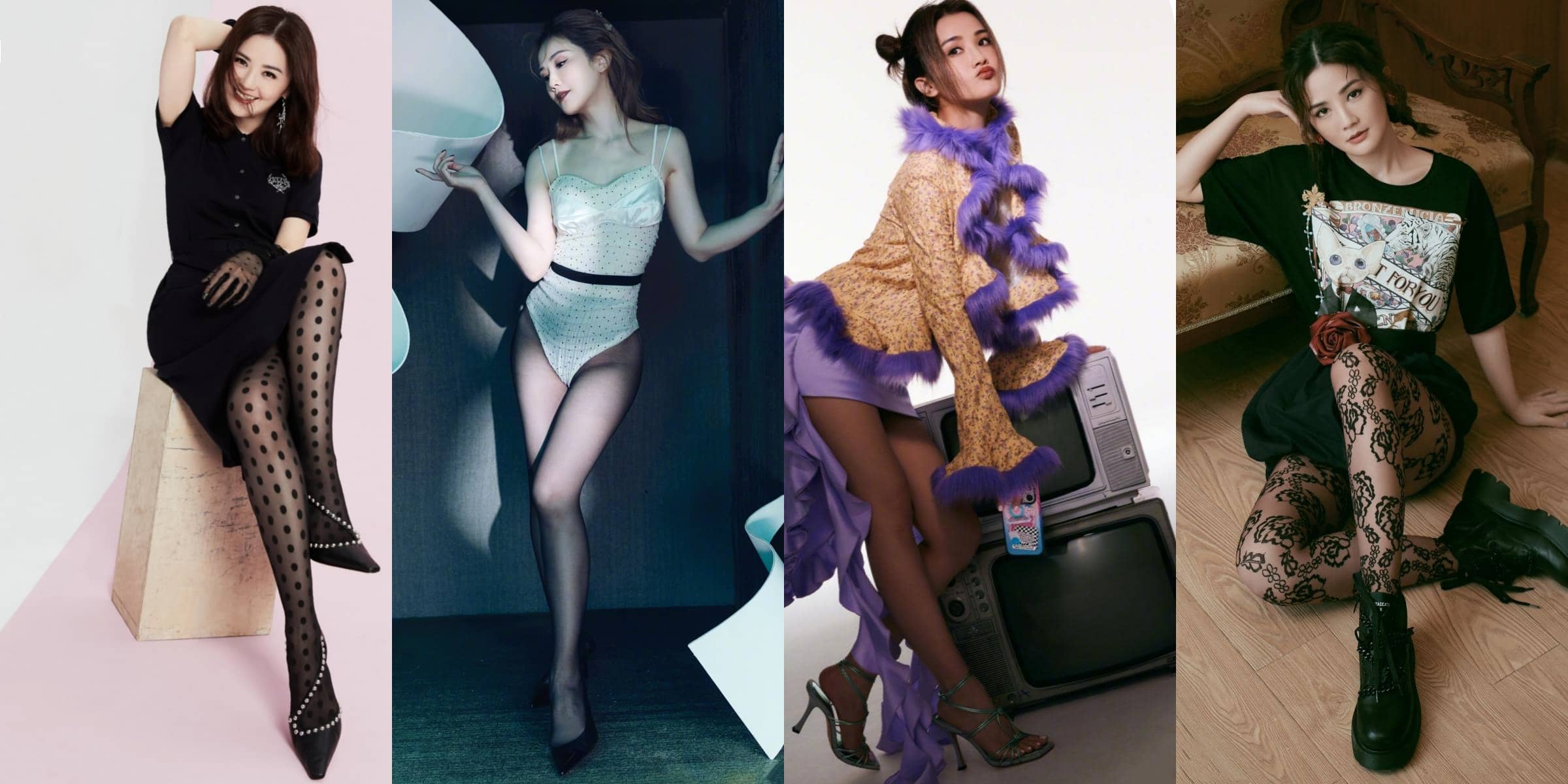っ•̀ω•́)蔡卓妍｜丝袜穿搭大长腿