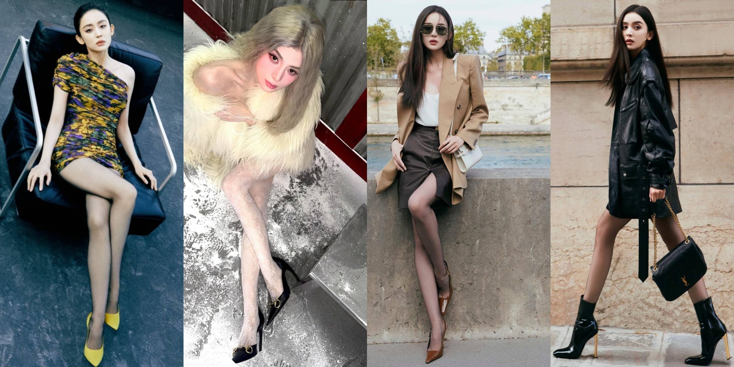 娜扎｜丝袜大长腿妆造精选