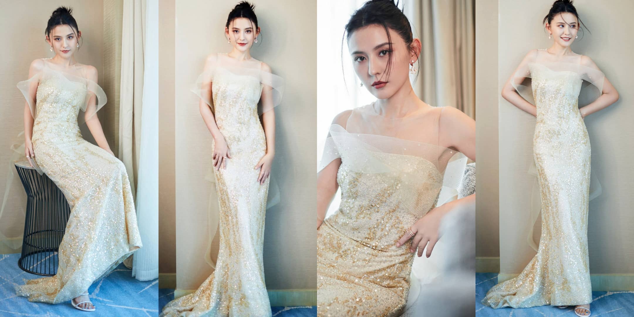 热依扎壁纸，冰雪美人